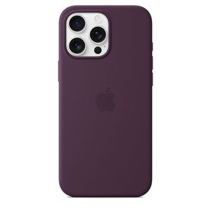 Apple iPhone 16 Pro Max Silicone Case with MagSafe – Plum